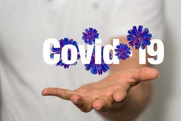 contagious coronavirus pandemic, dangerous virus outbreak 3d.