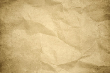 Texture of crumpled paper, can be use as abstract background, wallpaper, webpage, copy space for text.