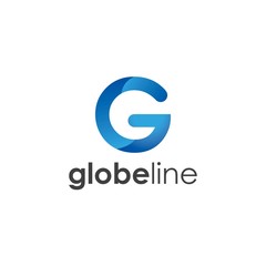 Globe Line Logo Industrial And Technology