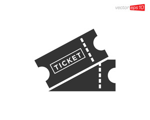 Ticket Icon Design Illustration Vector