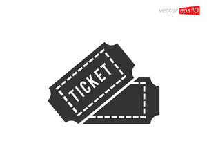 Ticket Icon Design Illustration Vector