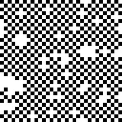 background black and white squares