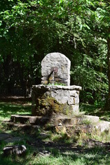 Fototapeta premium Fontana in pietra zona Gambarie D'Aspromonte