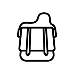 women reticule sign. isolated contour symbol illustration women reticule women, reticule