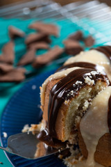 Chocolate Cake With Coconut. Brazilian dessert