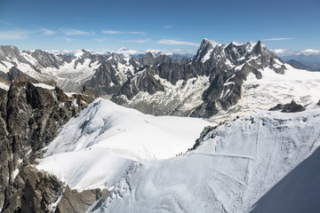 Grand Jorasses Massif from Aiguille du Midi, Chamonix-Mont-Blanc, France