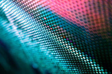 CloseUp LED blurred screen. LED soft focus background. abstract background ideal for design.
