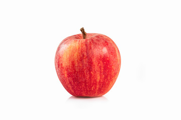Red apple isolated on white