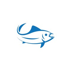 Fish logo template vector icon