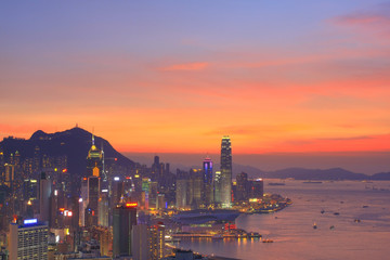 23 June 2008  Red Incense Burner Summit view Hong Kong