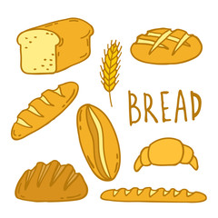 bread doodle icon