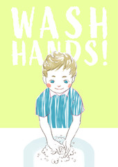 wash your hands,poster for kids