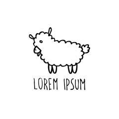 sheep doodle icon