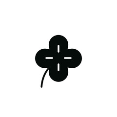 four-leaf clover vector icon