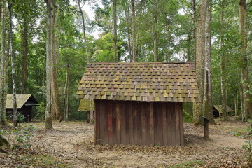 Beautiful Landscape School of Politics and Military in Phu Hin Rong Kla National Park There are 31 houses in total,considered a popular tourist destination for tourists,located in Phitsanulok,Thailand