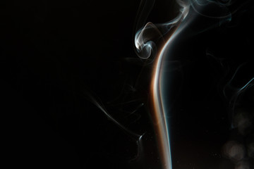 Smoke abstract and dust 