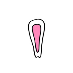 sanitary napkin doodle icon