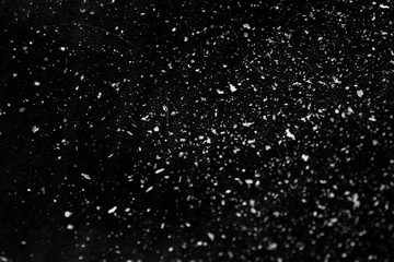 Dandruff on black shirt