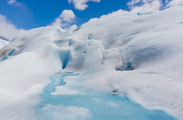 Fototapeta na wymiar Calafate, Santa Cruz / Argentina Perito Moreno glacier in the south of Argentina - Patagonia