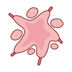 Virus flat style icon vector design