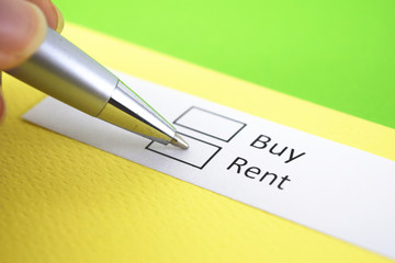 Buy or Rent? Rent.