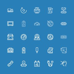 Editable 25 full icons for web and mobile