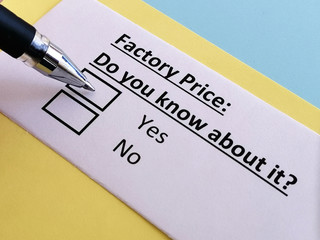 Obraz premium One person is answering quetion about factory price.