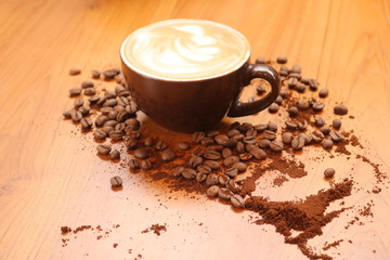 Coffe Latte in the afternoon.