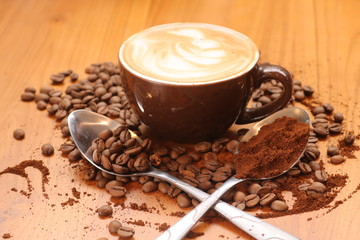 Coffe Latte in the afternoon.