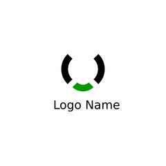 Obraz premium letter u logo