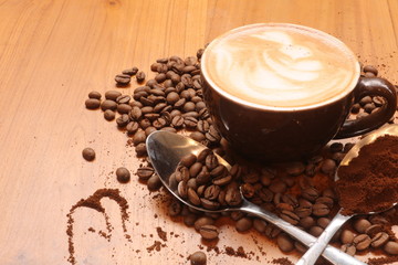 Coffe Latte in the afternoon.
