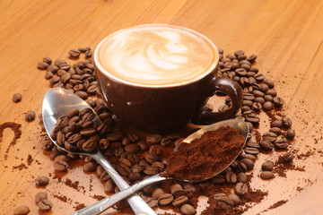 Coffe Latte in the afternoon.