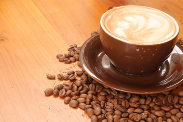 Coffe Latte in the afternoon.