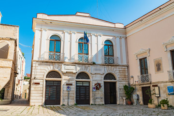City hall of Molfetta. Puglia. Italy. 