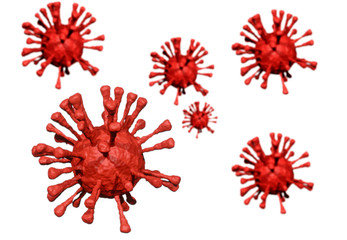 coronavirus 2019 ncov concept  are china pathogen respiratory infection  3D rendering