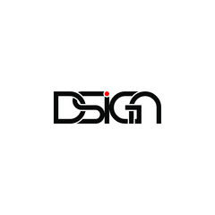 dsign letter original monogram logo design