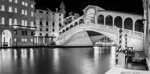 Venice in black and white.