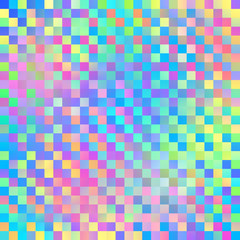 Iridescent Geometric Design - Colorful geometric pattern in iridescent colors