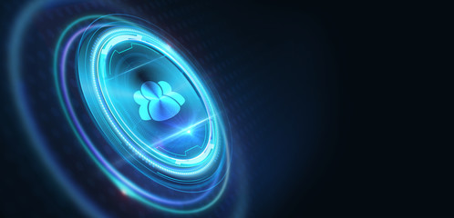 Business, Technology, Internet and network concept. Human Resources HR management recruitment employment headhunting concept.