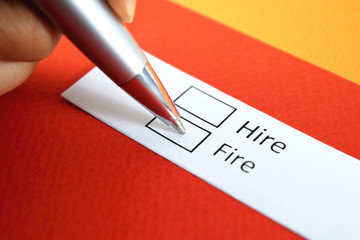 Hire or Fire? Fire.
