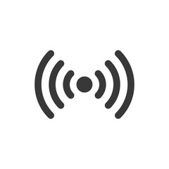 Signal icon on white background