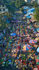 MANDALAY/MYANMAR(BURMA) - 08th MAY, 2020 : Mandalay Morning Market which is also called Ghost Market in Myanmar.
