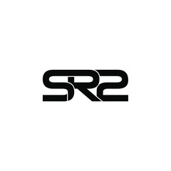 sr2 letter original monogram logo design