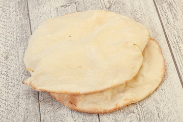 Traditional Pita bread for snack