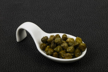 Capers in the bowl