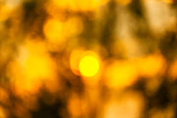 orange sun out of focus view with day light,nature background