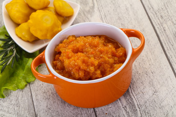 Zucchini squash caviar