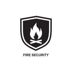 FIRE SECURITY ICON , EXTINGUISHER ICON