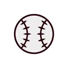 Baseball ball icon