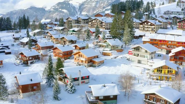 Amden in the snow: Beautiful holiday resort in Switzerland